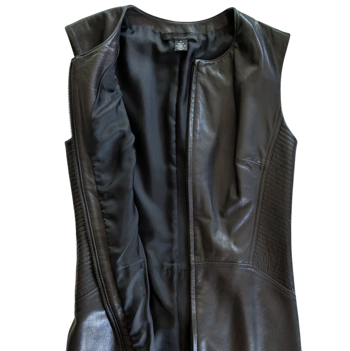 Kenneth Cole Leather Dress Size Small