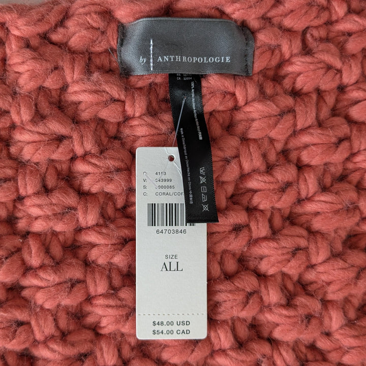 Anthropologie Pick A Pom Pom Scarf