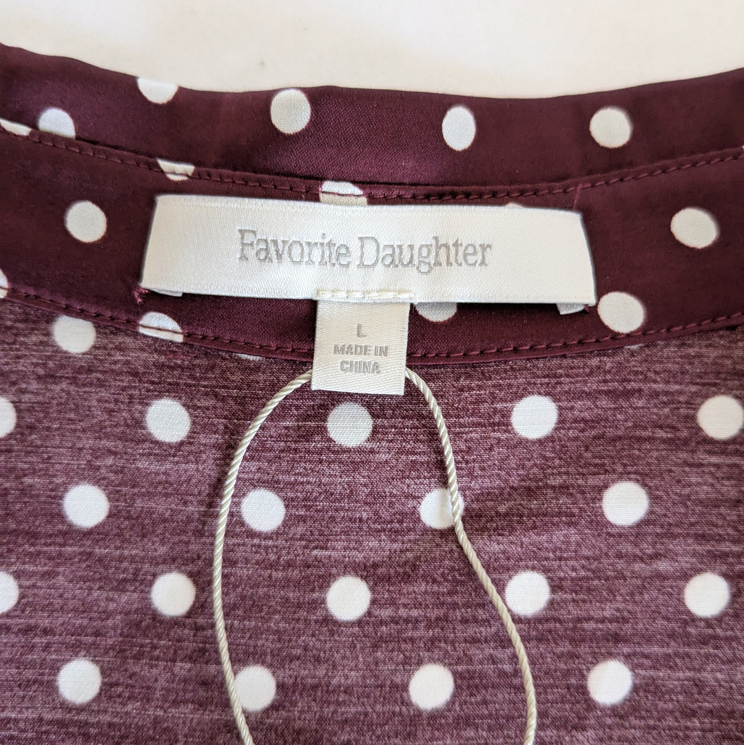 Favorite Daughter Cropped Blouse Size Large