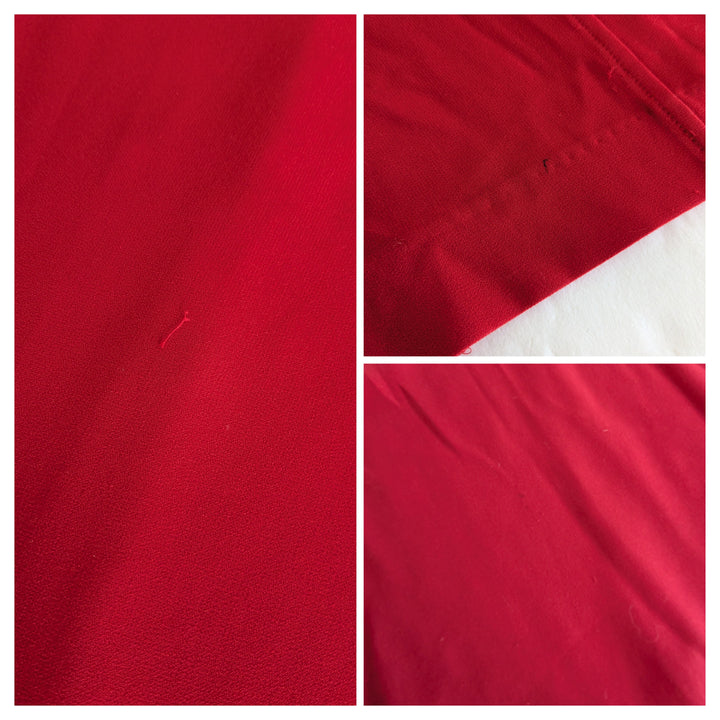 St John Red Crepe Dress Size 12