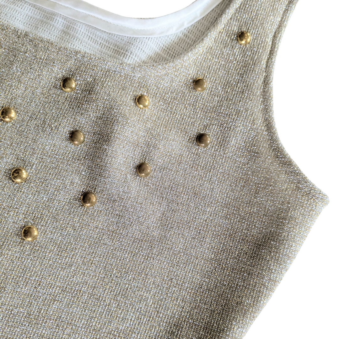 Honeybee Metallic Gold Bodysuit Size Medium