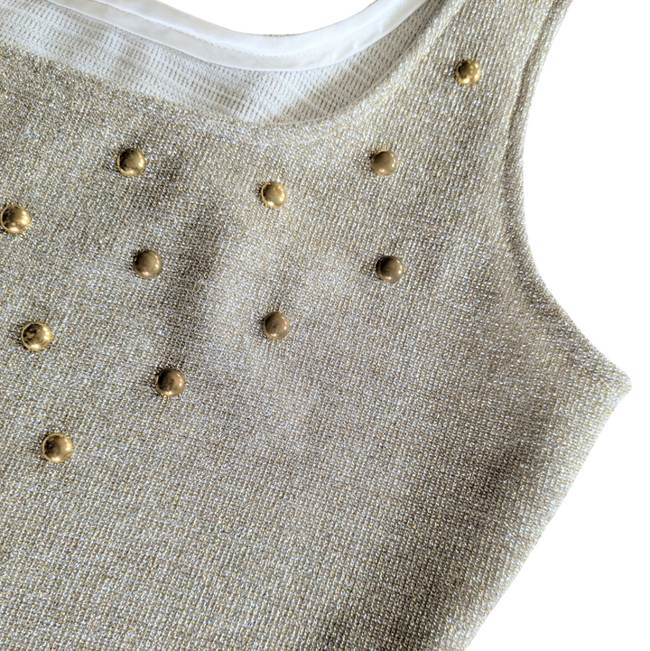 Honeybee Metallic Gold Bodysuit Size Medium