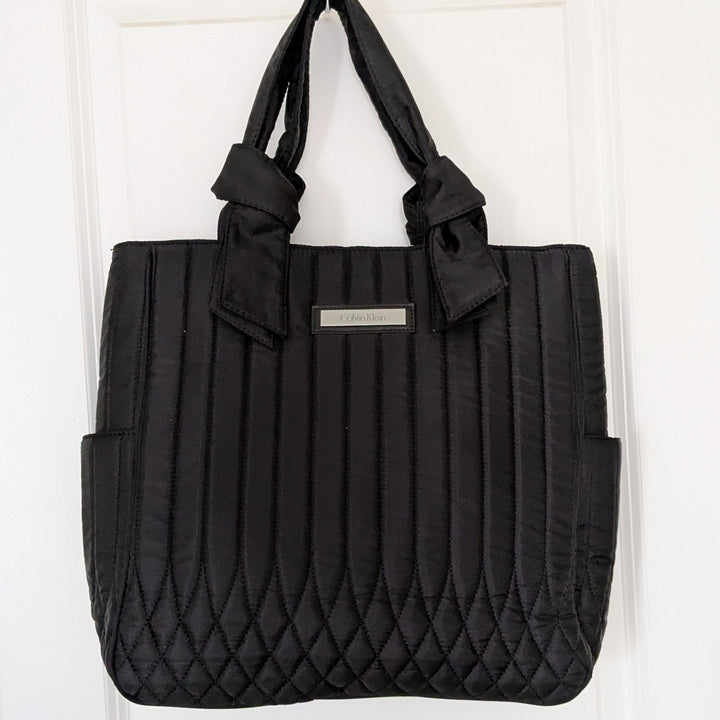 Calvin Klein Quilted Nylon Tote