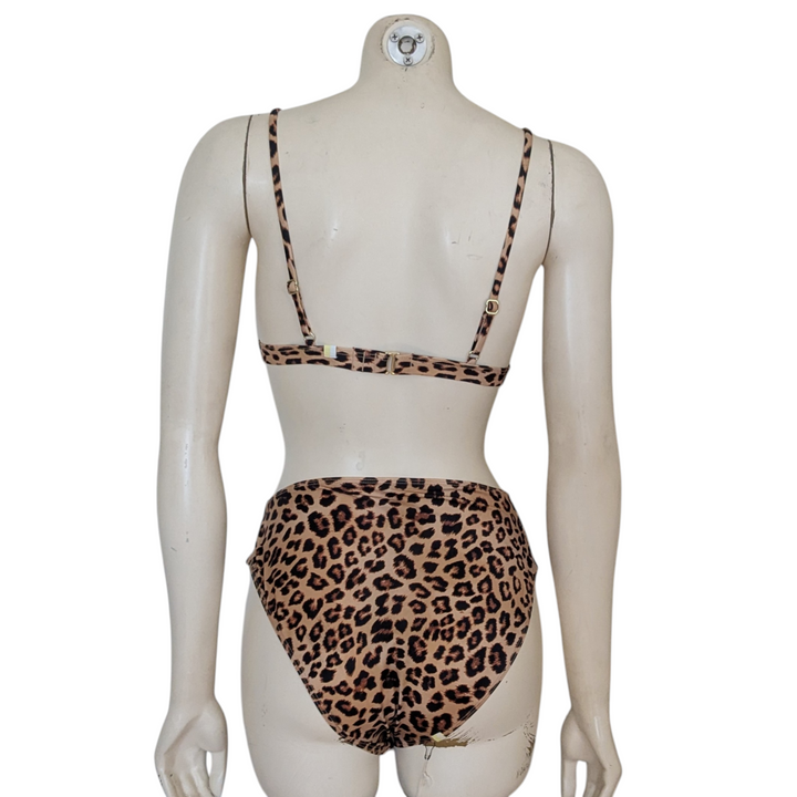 Summer Salt Leopard Print Bikini Size 6