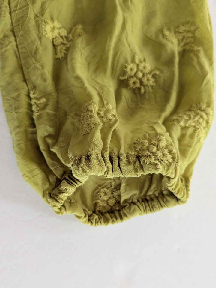 Johnny Was Chartreuse Green Top Size XS