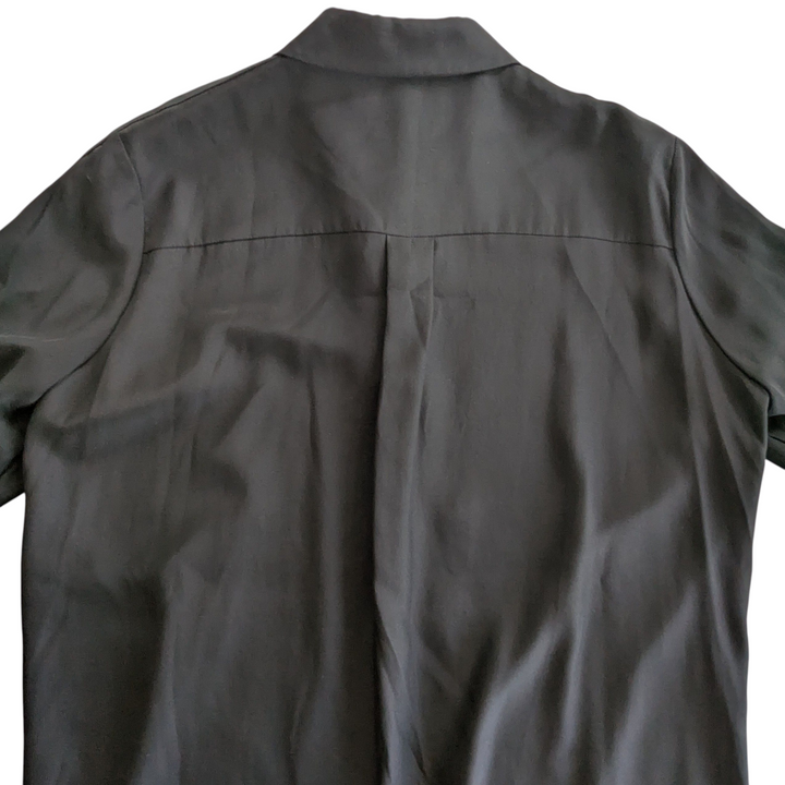 Lafayette 148 Jeslyn Black Silk Tunic Size Large