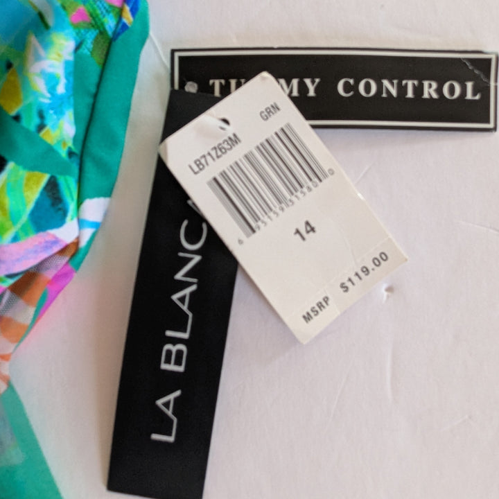 La Blanca One Piece Swimsuit Size 14 NWT