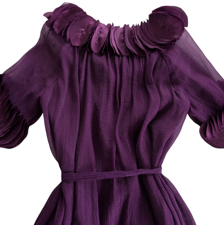 Peppe Peluso Purple Cocktail Dress Size Medium