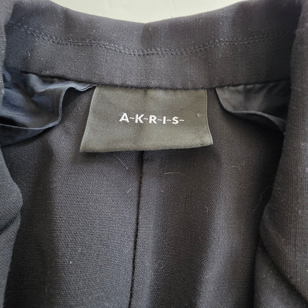 Akris Black Wool Blazer Size 6