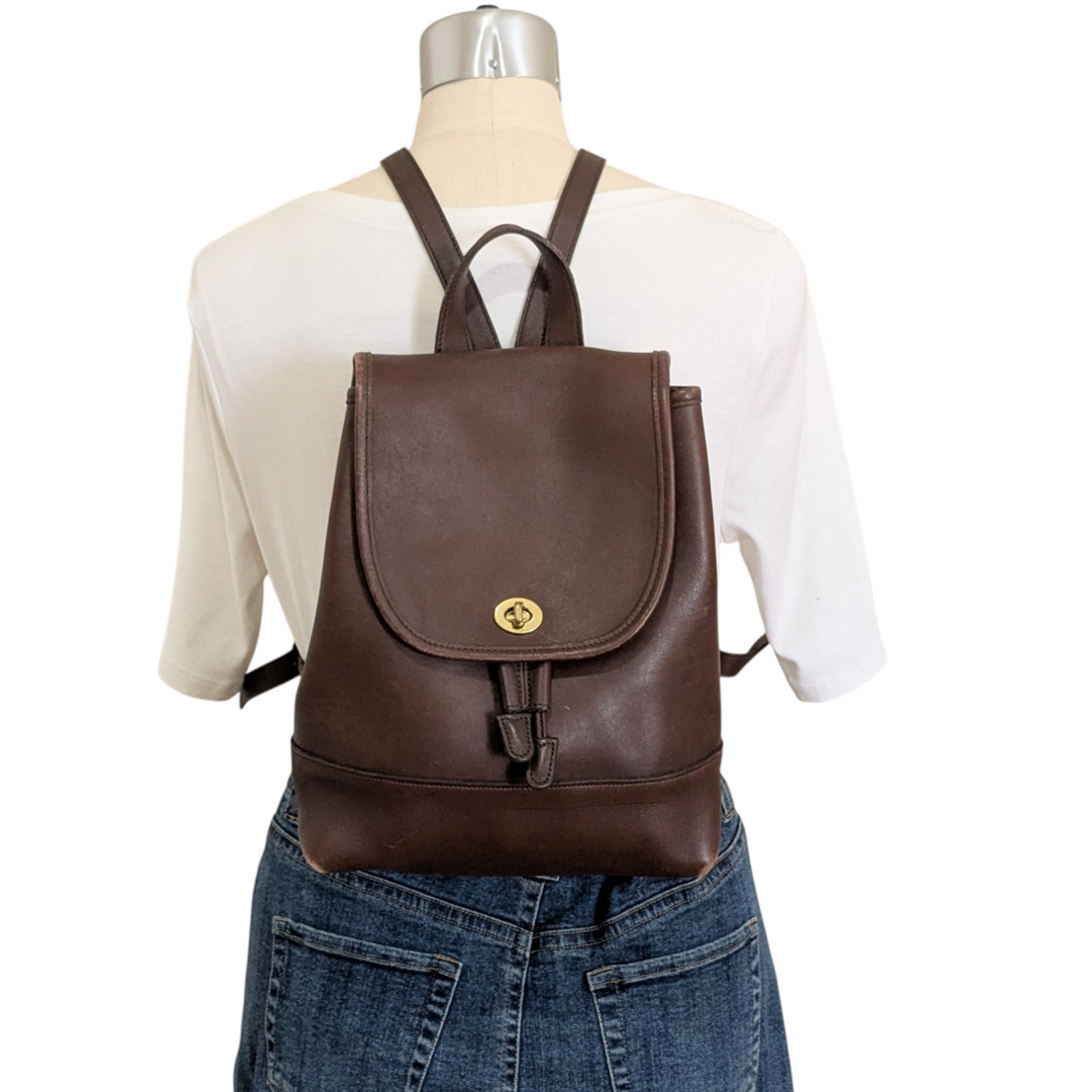 Coach Vintage 90's Leather Backpack