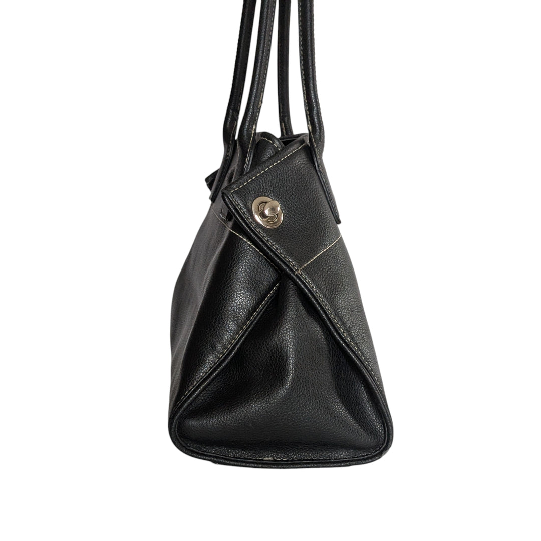 Tod's Girelli Black Leather Shoulder Bag