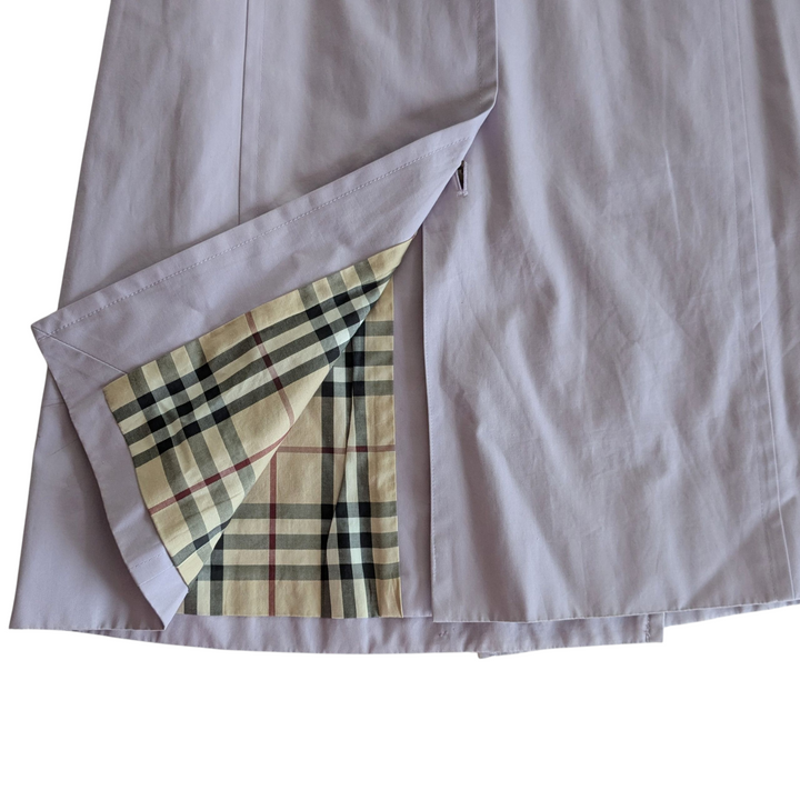 Burberry Lilac Trench Coat Size 38