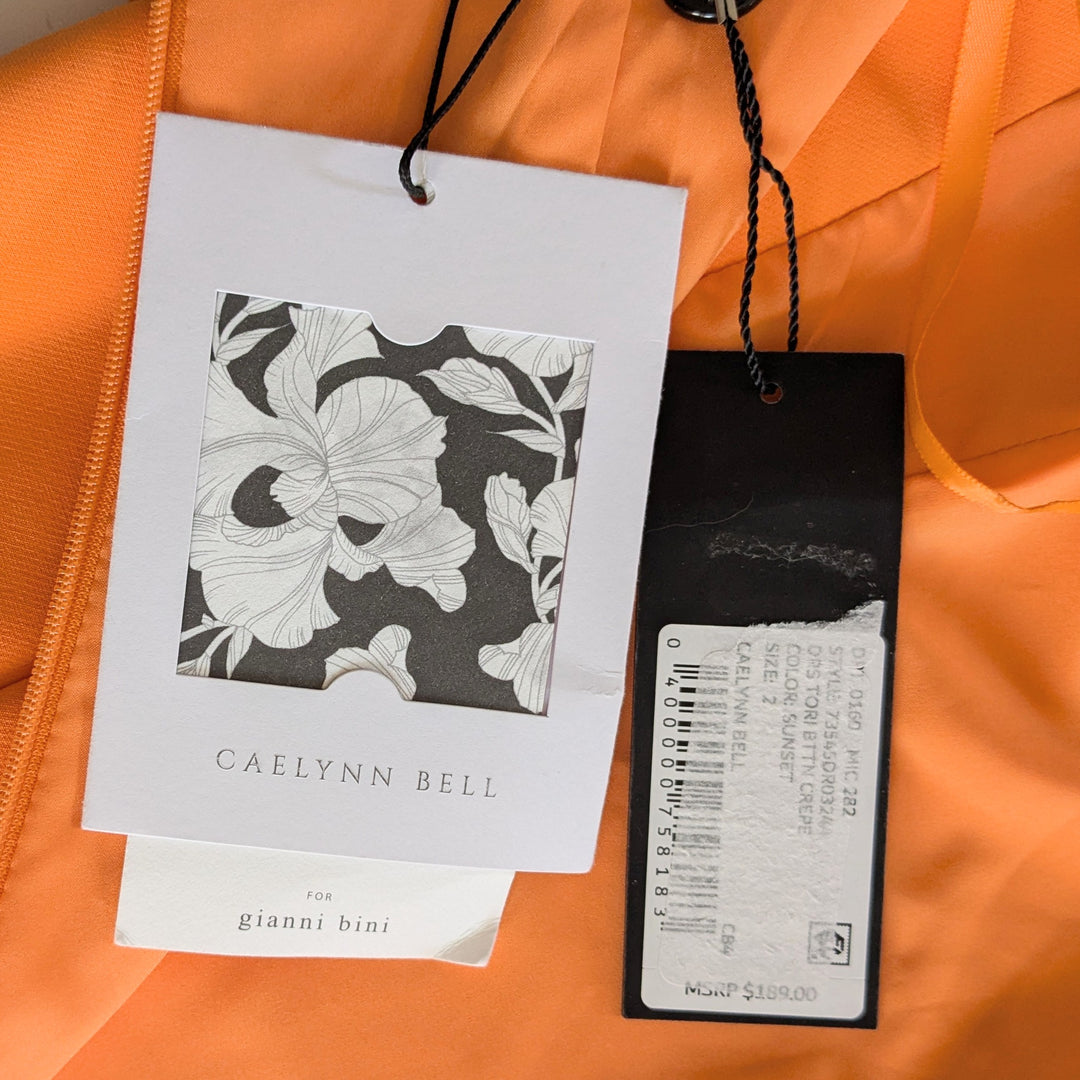 Caelynn Bell for Giani Bini Column Dress Size 2 NWT