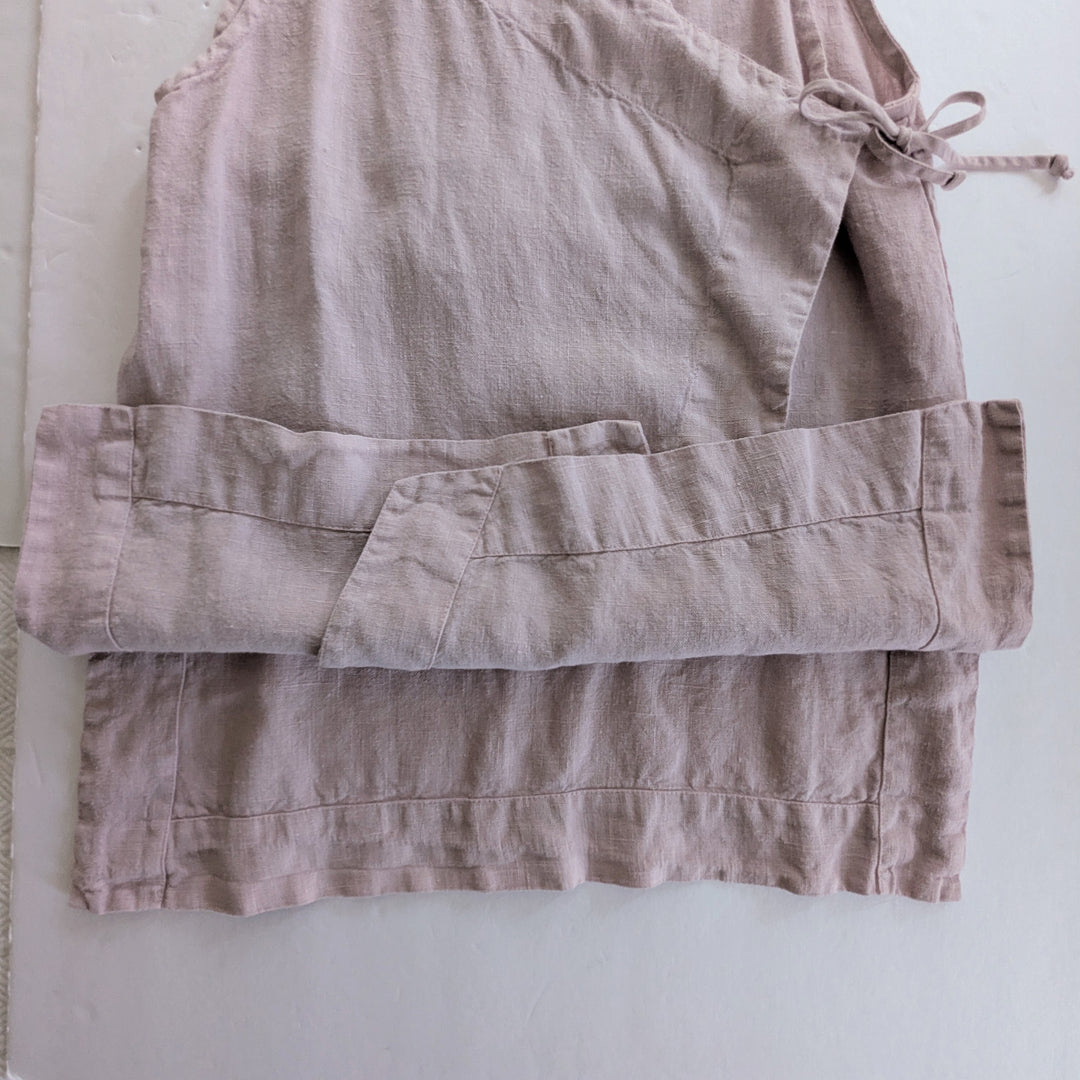 Bryn Walker Linen Wrap Vest Size XS