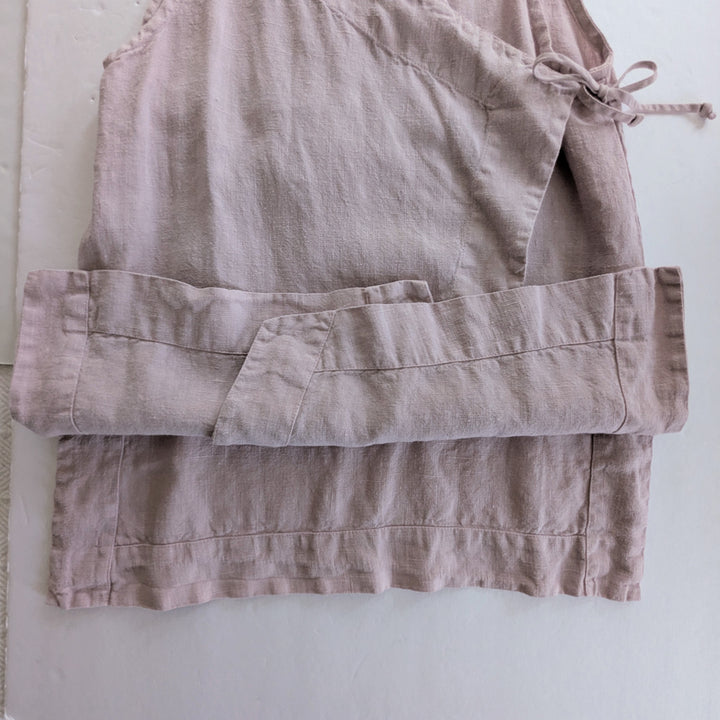 Bryn Walker Linen Wrap Vest Size XS