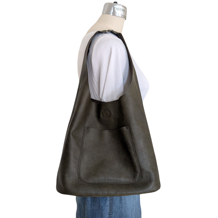 Joy Susan Leather Hobo and Crossbody Set