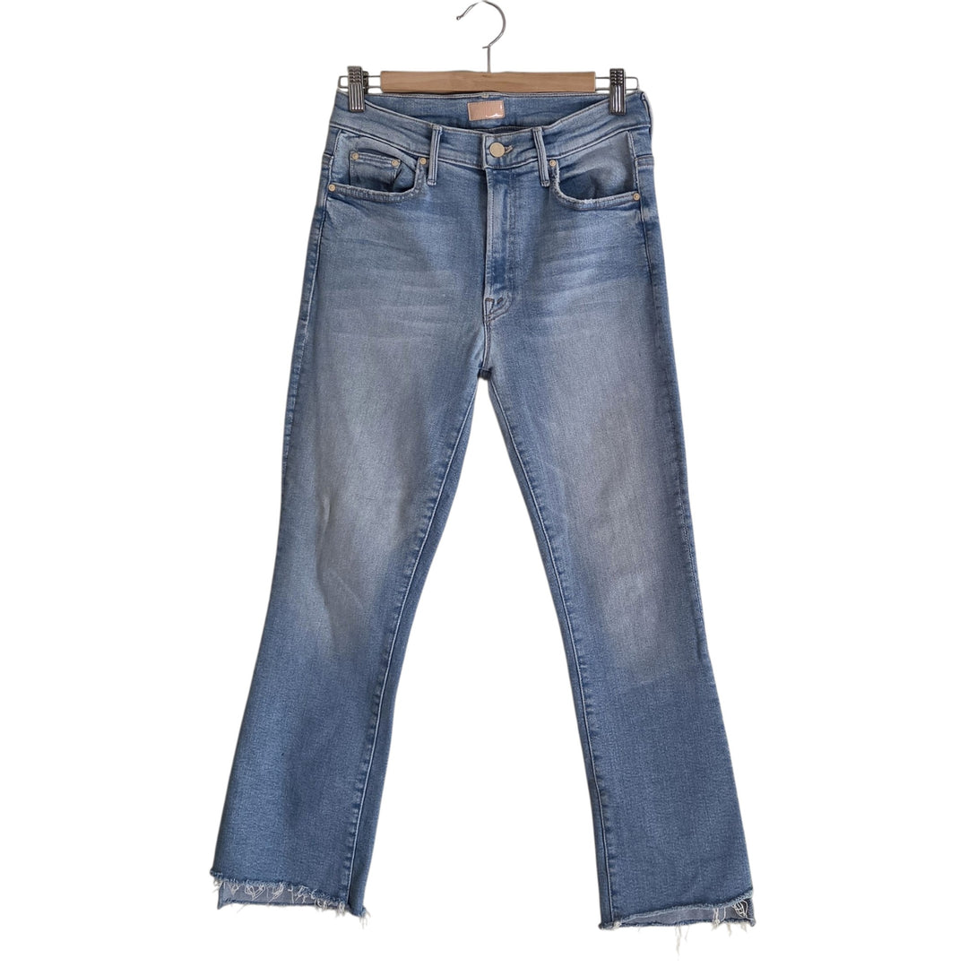 Mother The Insider Crop Step Fray Jeans Size 28