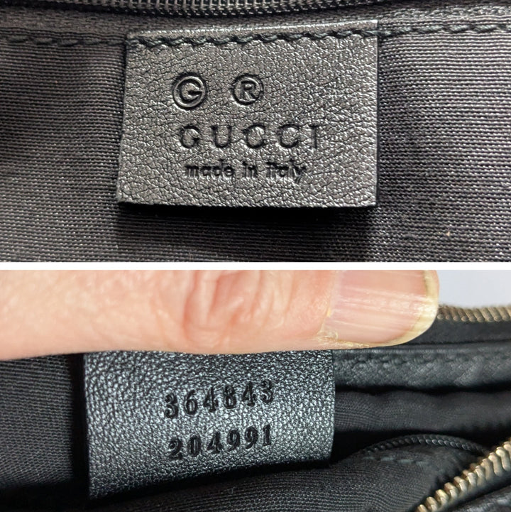 Gucci Cimaline Shoulder Bag Black Leather