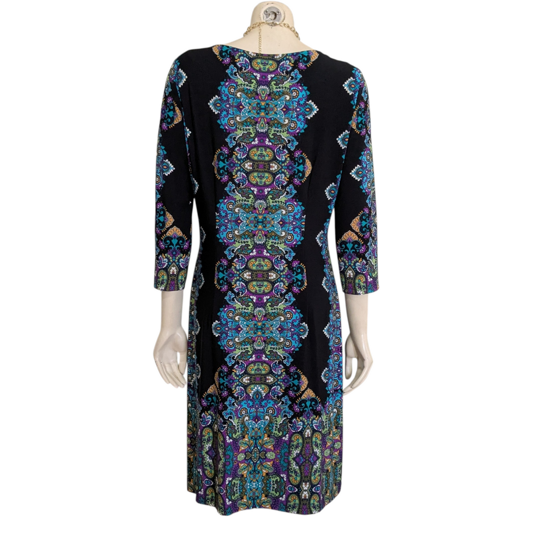 London Times Jersey Knit Dress Size 10