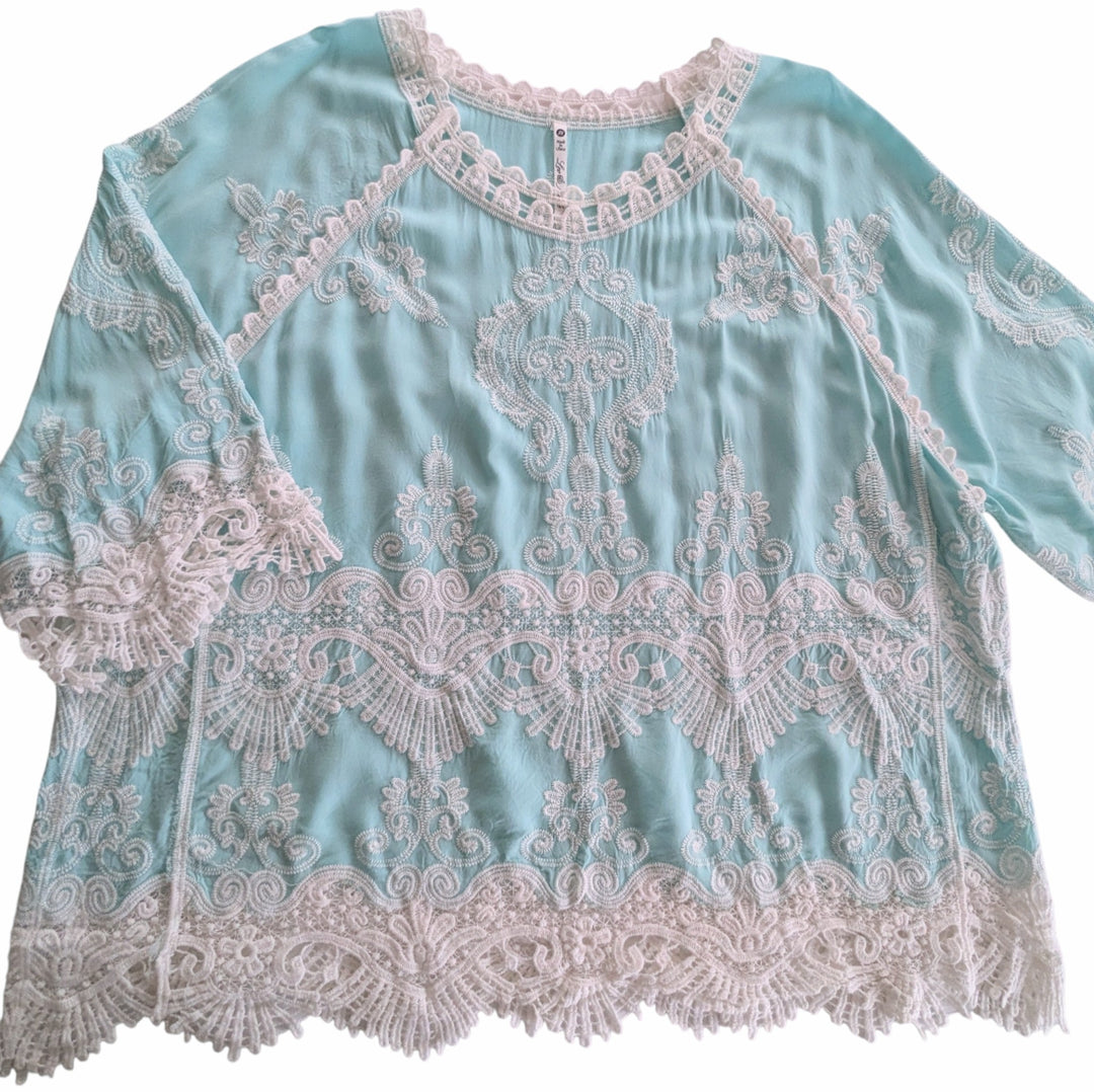 Leo & Nicole Tunic Top Size 2X