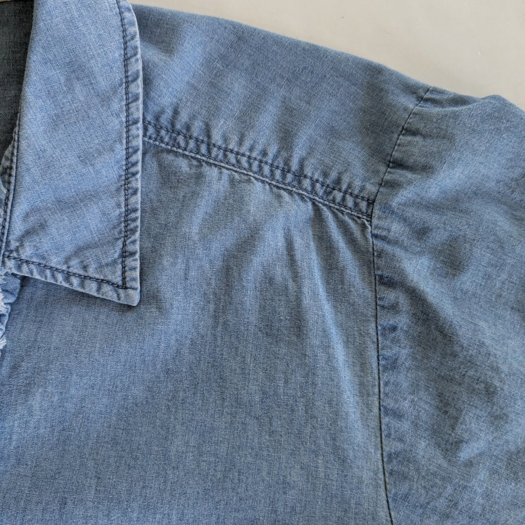 Anthropologie Pilcro Juni Chambray Shirt Size 1X