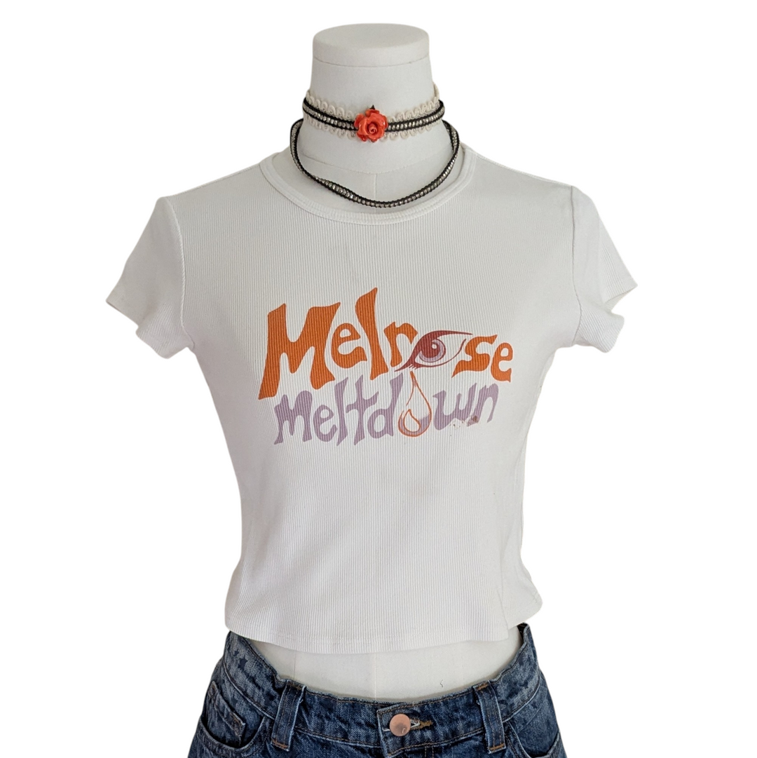 Reformation Cropped Tee Size Medium