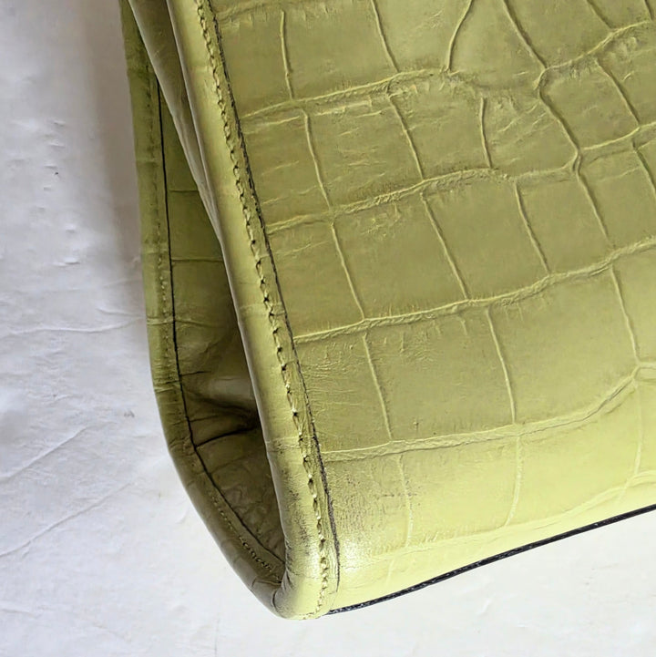 Kesslord Camilia Embossed Leather Satchel