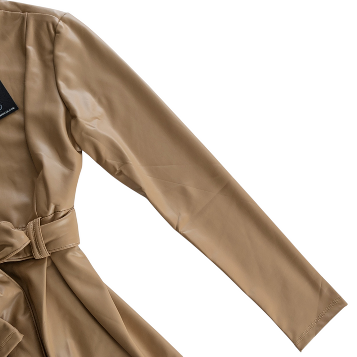 OMG Vegan Leather Blazer Size Small