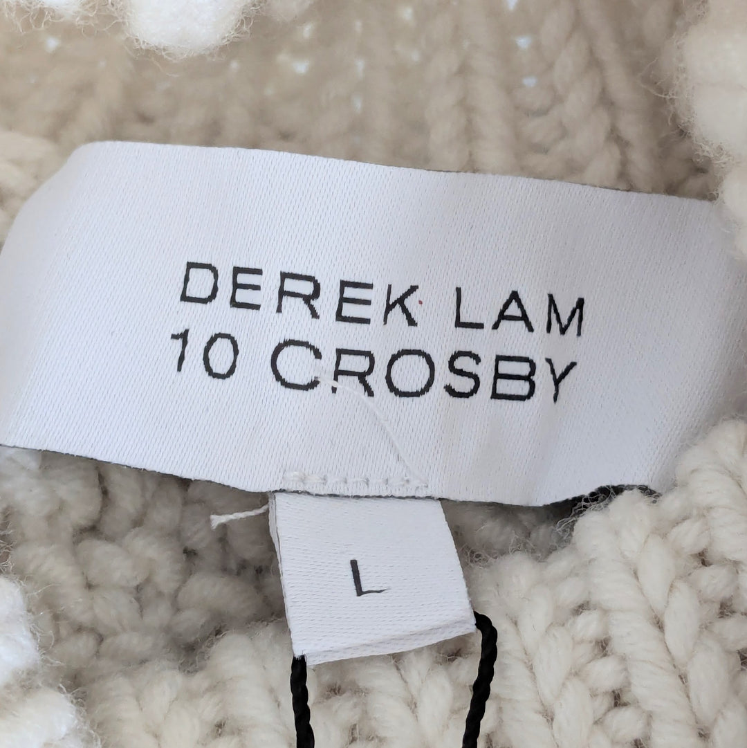 10 Crosby Derek Lam Cable Knit Tunic Sweater Size Large NWT