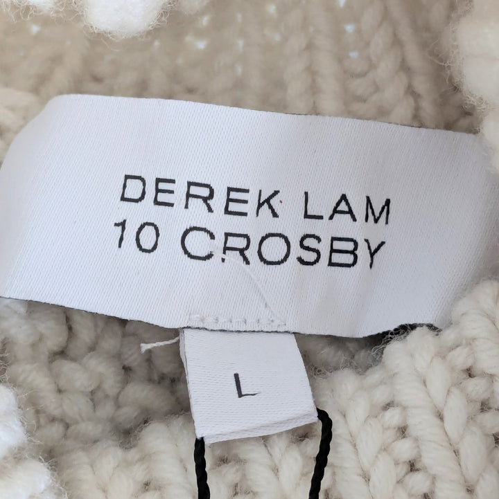 10 Crosby Derek Lam Cable Knit Tunic Sweater Size Large NWT