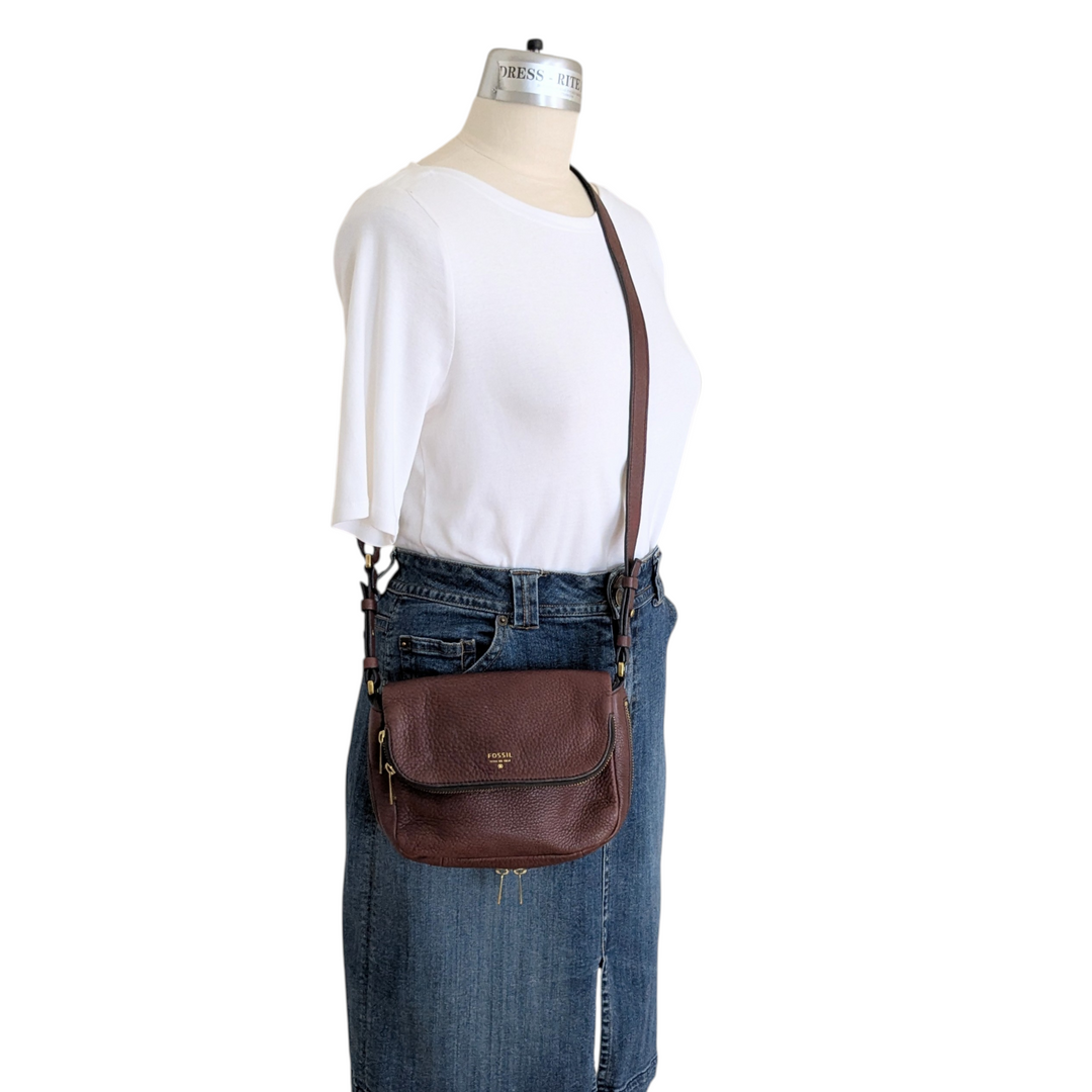 Fossil Preston Leather Crossbody