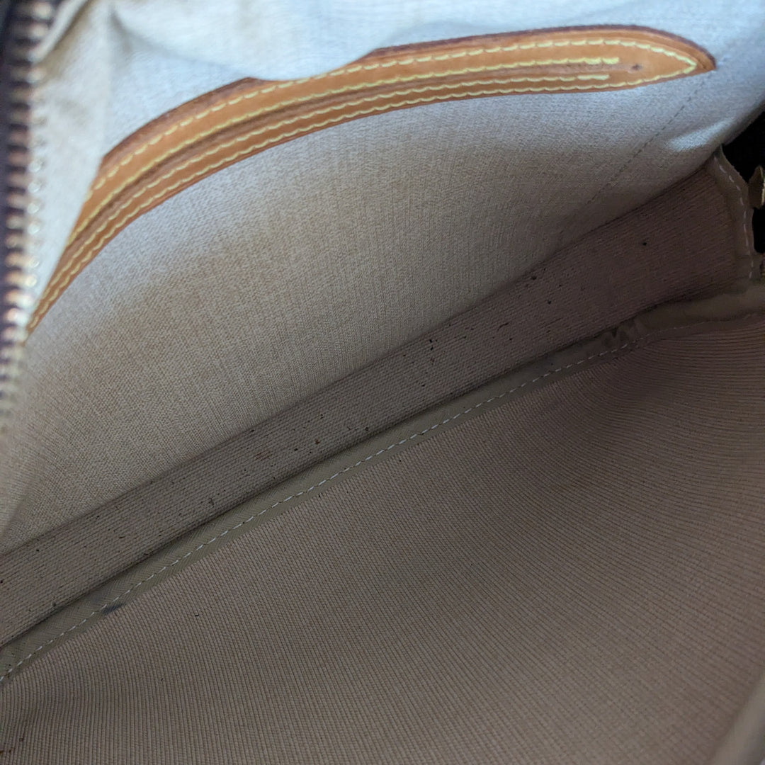 Louis Vuitton Monogrammed Logo Leather Reporter PM Bag