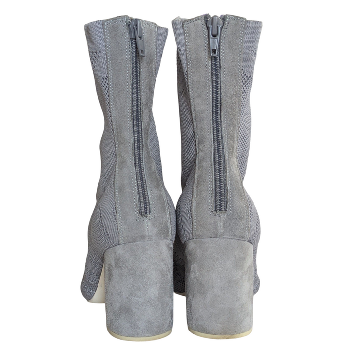 Jeffrey Campbell Silver Sock Bottles Size 7