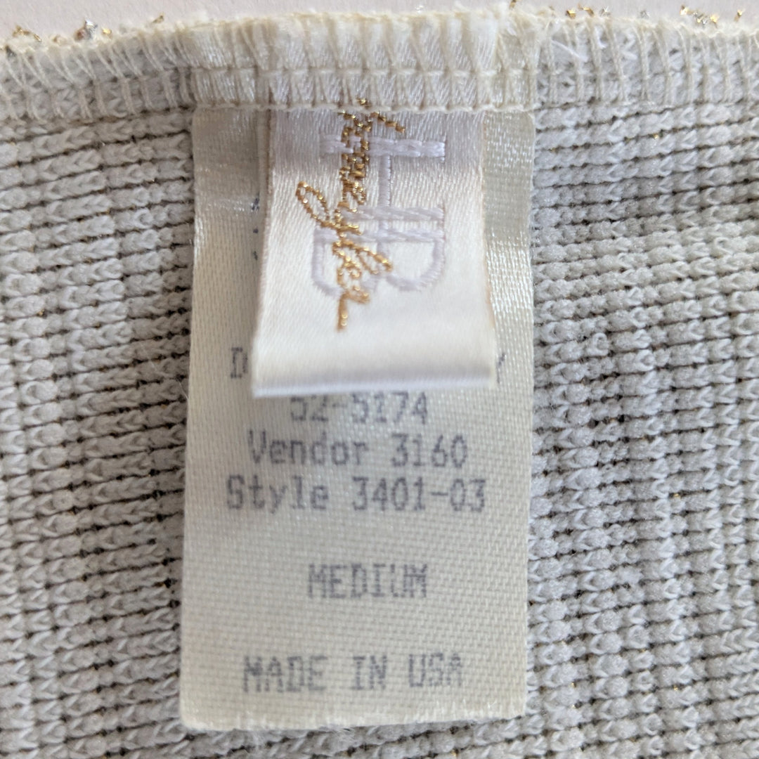 Honeybee Metallic Gold Bodysuit Size Medium