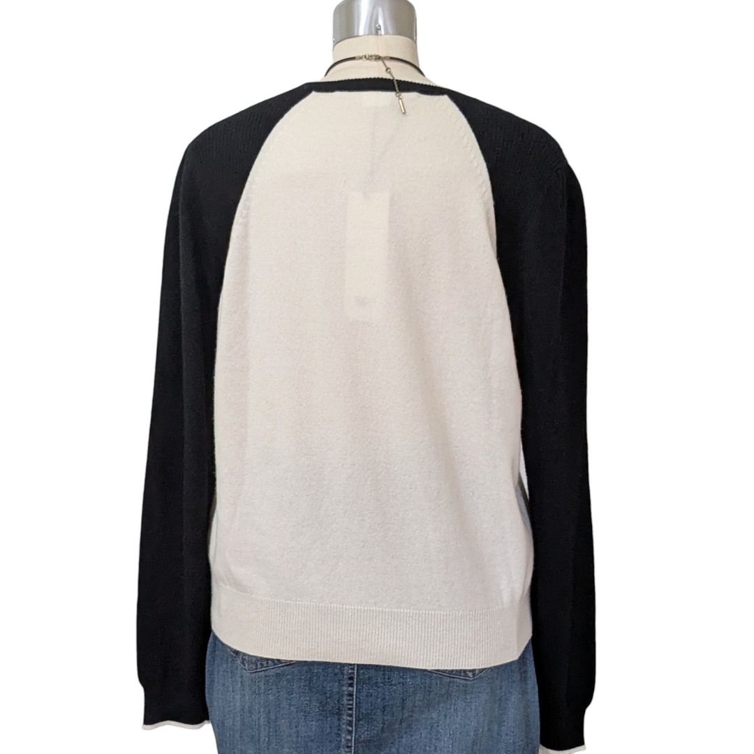 Veronica Beard Albertina Cashmere Sweater Size Large NWT