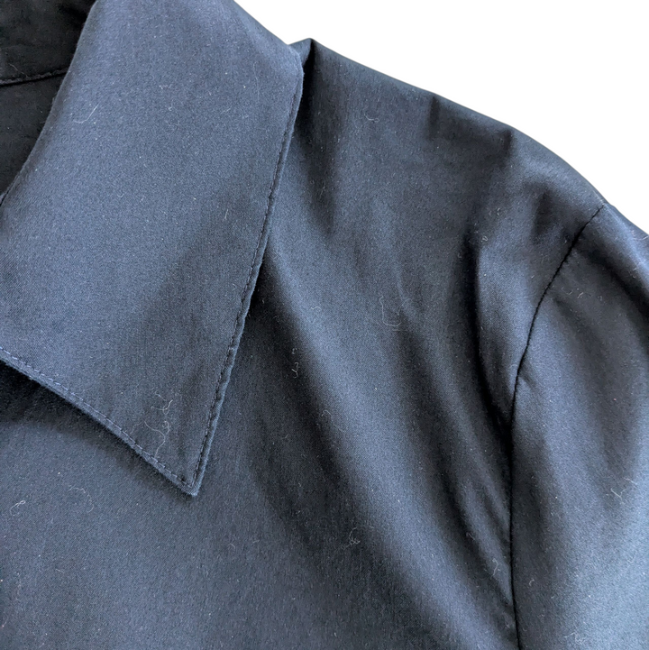 White House Black Market Navy Shirt Size 10