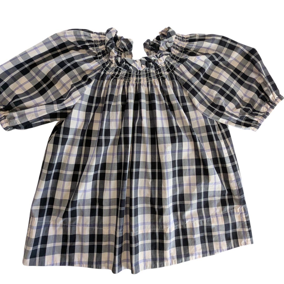 J. Crew Puffed Sleeve Top Size Small