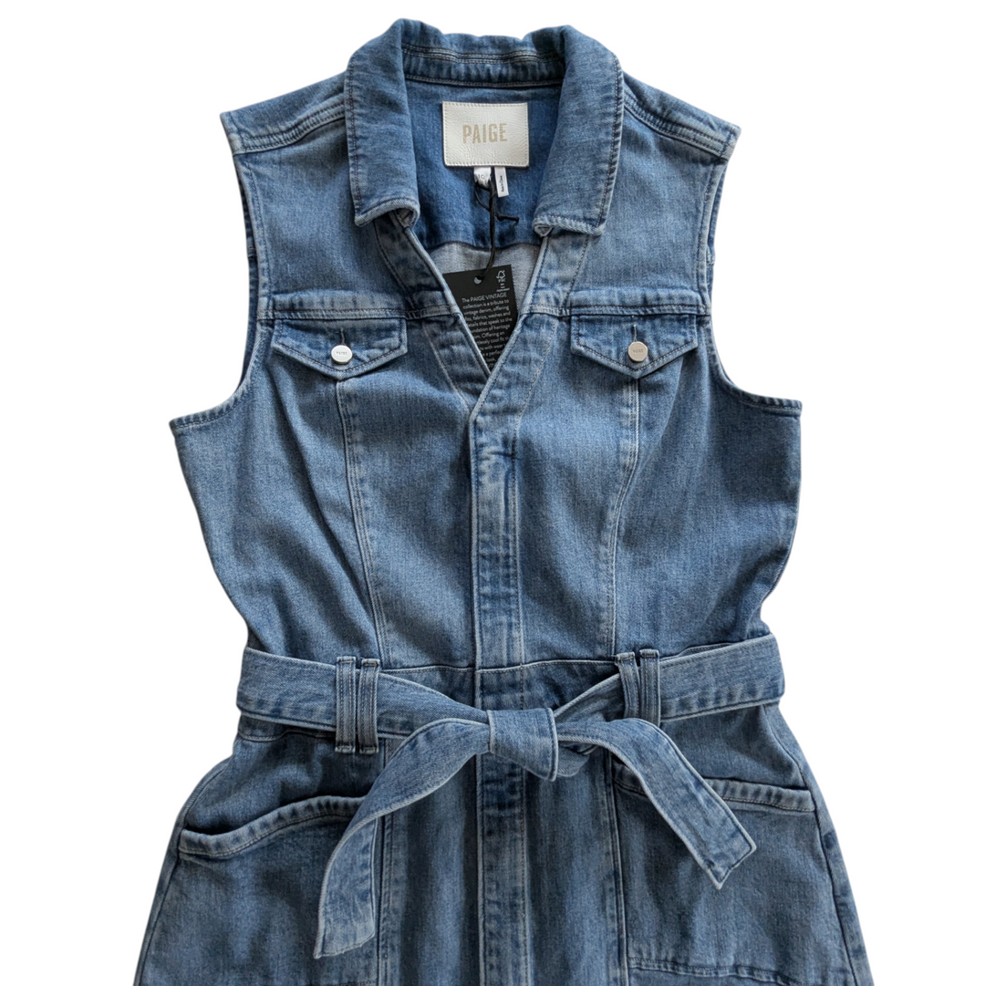 Paige Kelsee Denim Dress Size 10 NWT