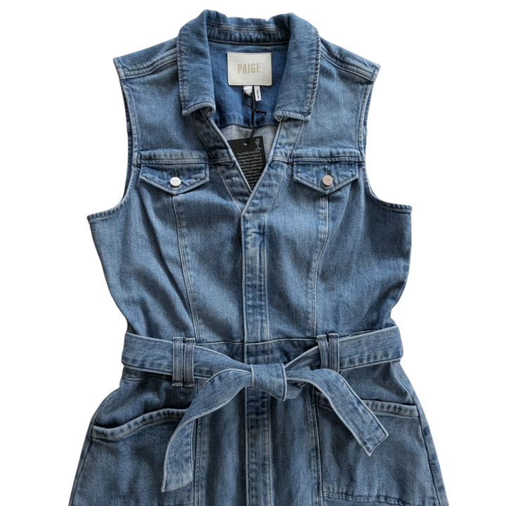 Paige Kelsee Denim Dress Size 10 NWT