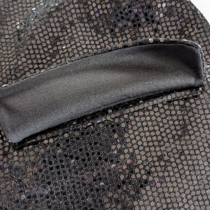 T Tahari Black Sequin Blazer Size 12 NWT