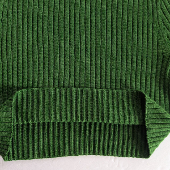 STAUD Lilou Ribbed Knit Sweater Size Small