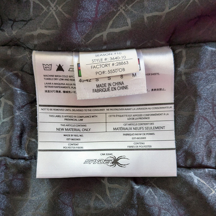 Spyder Central Parka Softshell Jacket Size Small