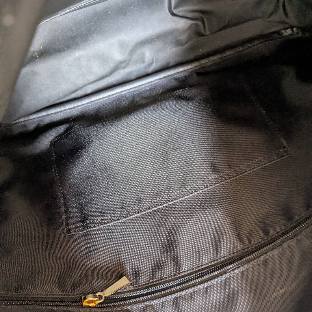 Longchamp Black Nylon Hobo Bag