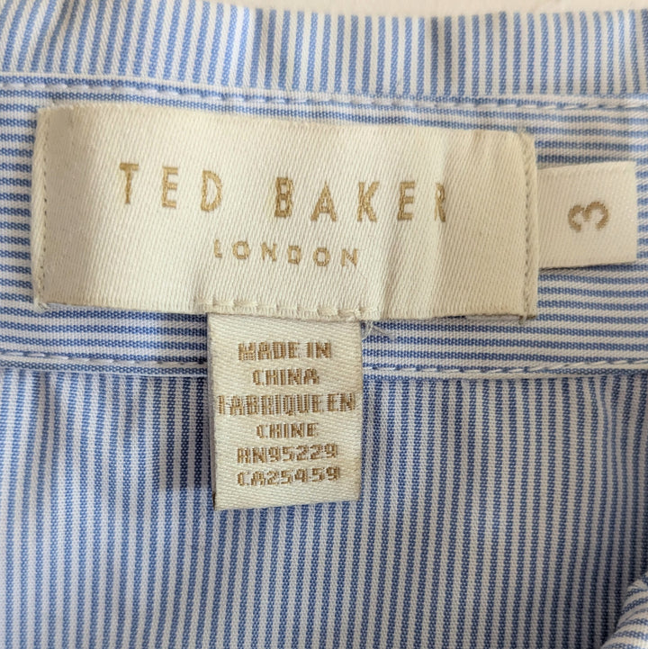 Ted Baker London Ollwen Button Down Shirt Size 8