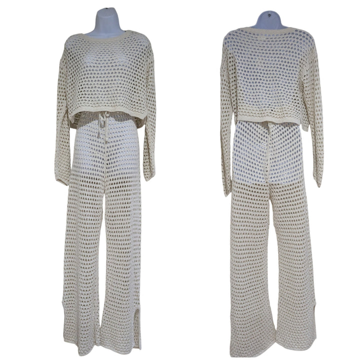 Aerie 2 Piece Mesh Loungewear Size Small