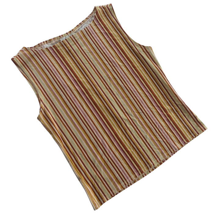 Reformation Dusk Striped Top Size Large