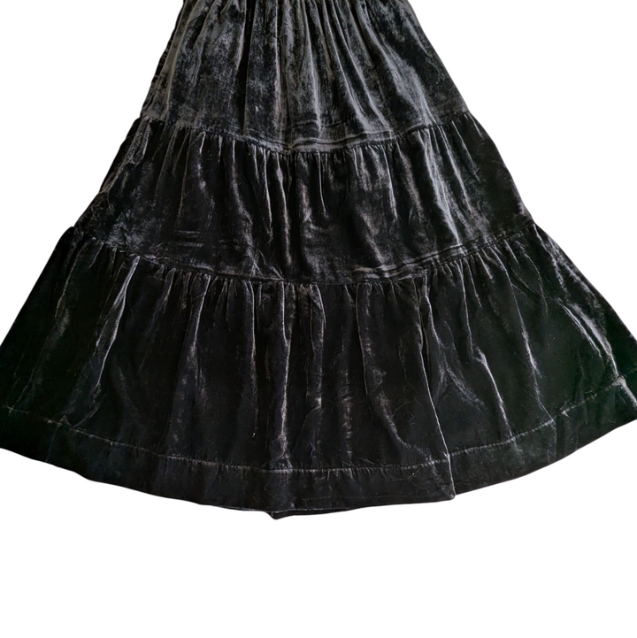 By Anthropologie Somerset Velvet Maxi Dress Size XSP