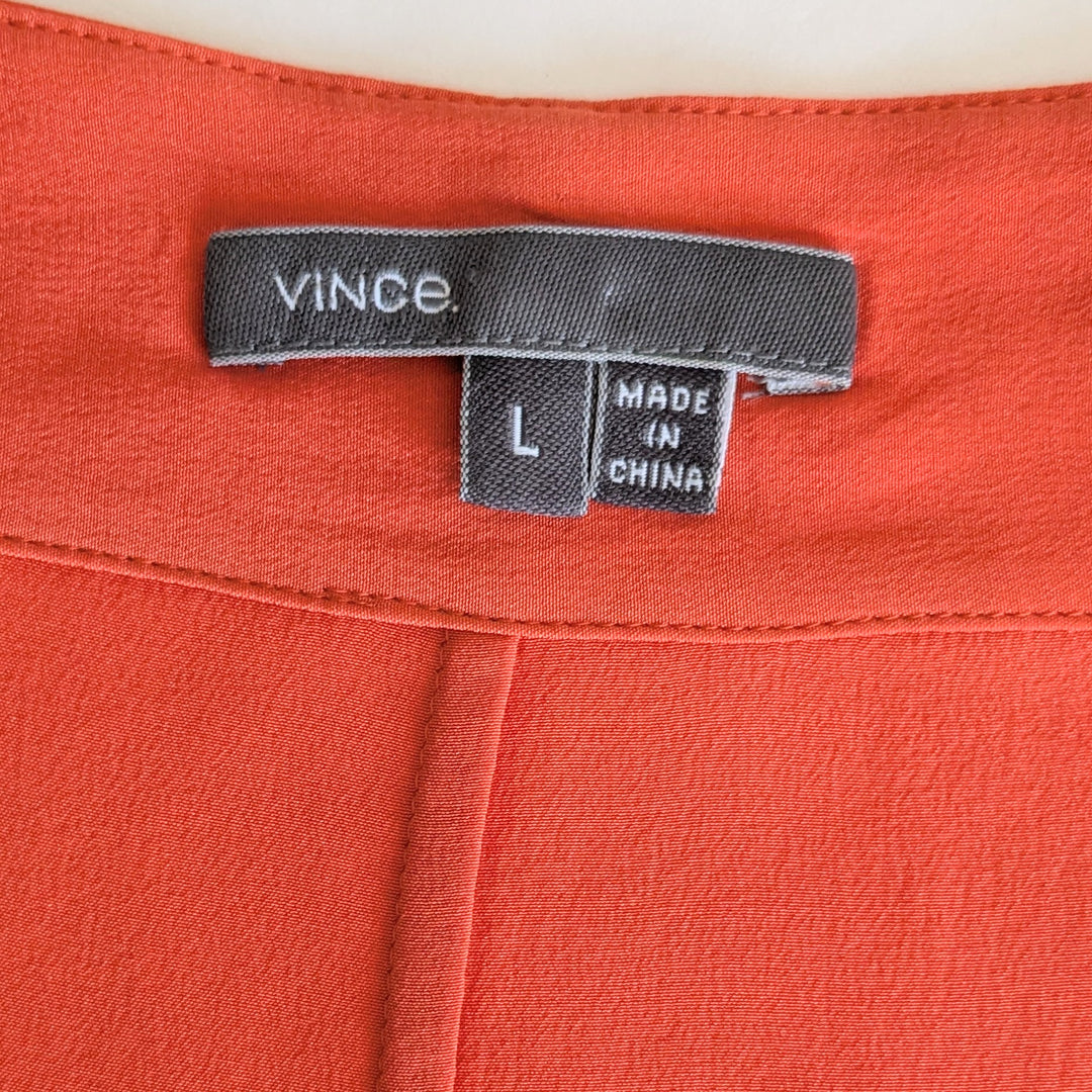 Vince Silk Tunic Dress Size Large