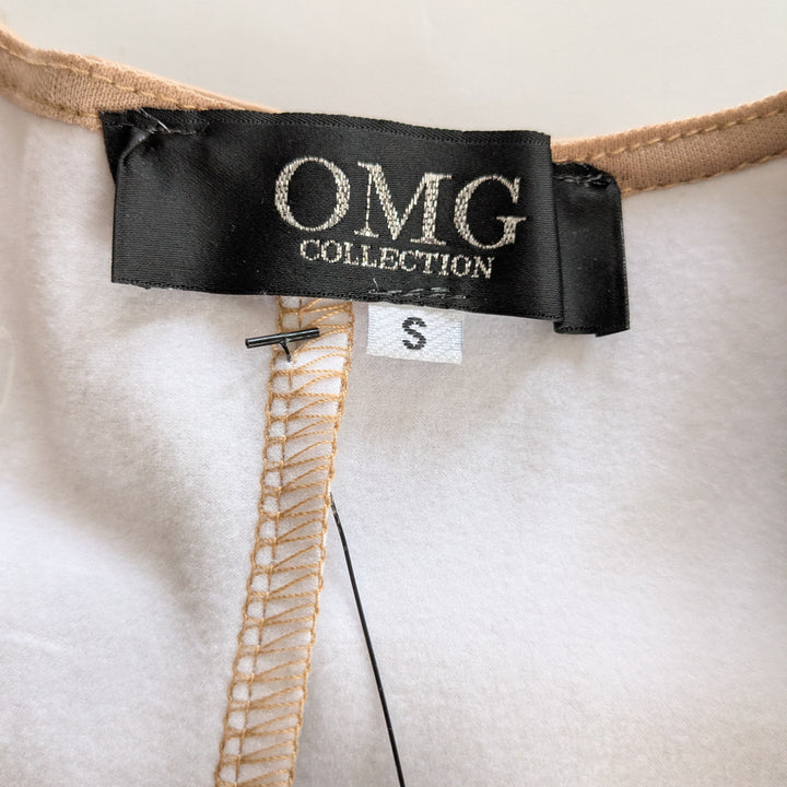 OMG Vegan Leather Blazer Size Small