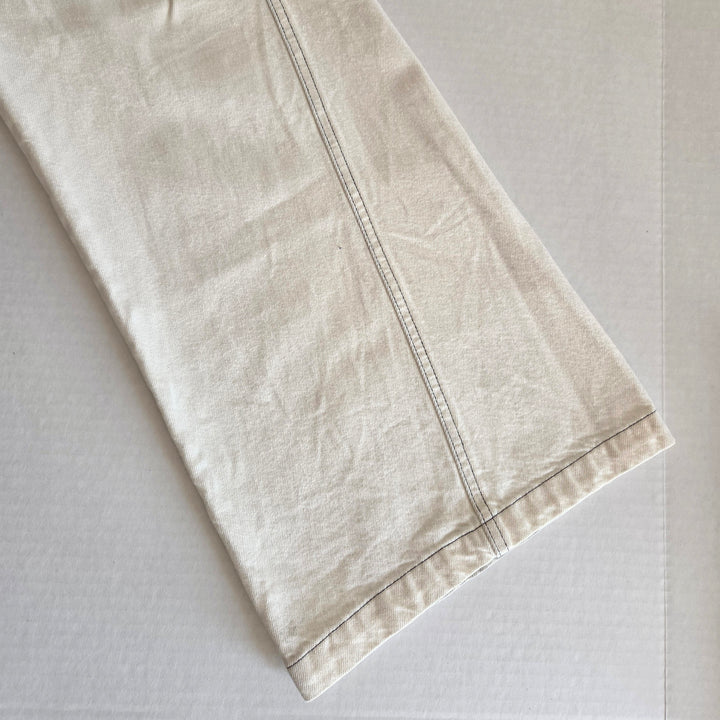 Frame White Le Baggy Palazzo Jeans Size 27